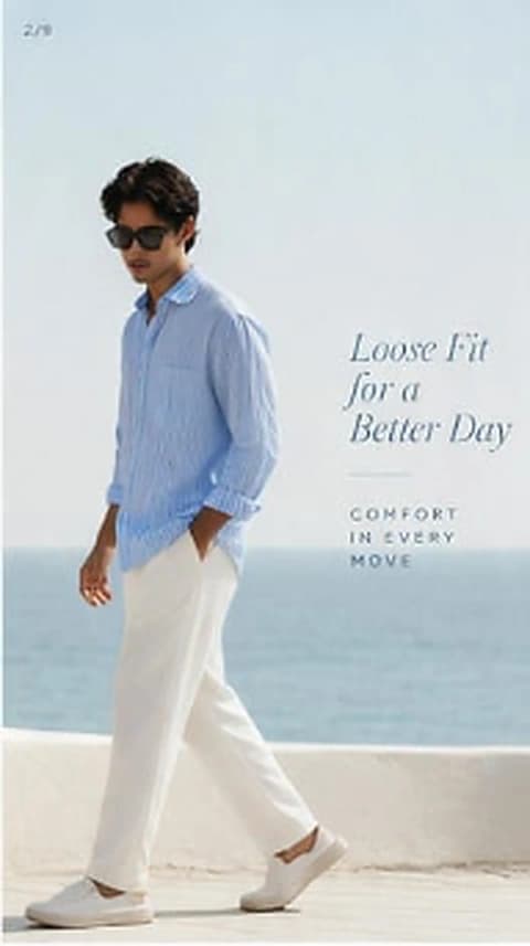 Blue Lining Striped Linen Shirt thumbnail 3