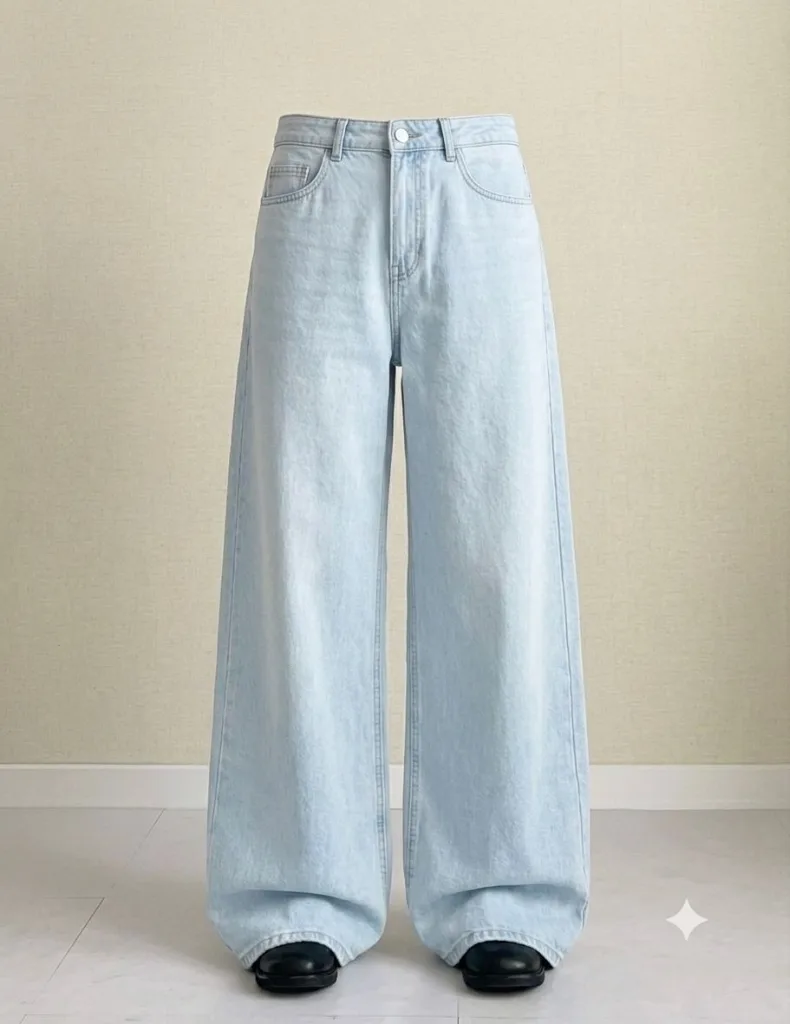 Jet Black Wide-Leg Jeans — se7en® Denim