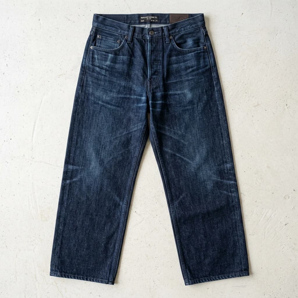 Raw Indigo Vintage Wash Jeans — se7en® Denim